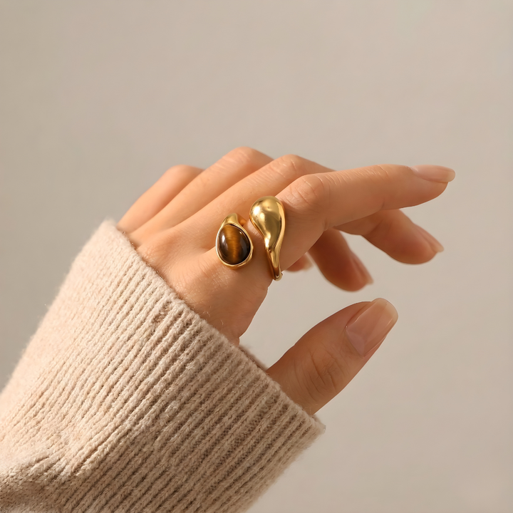 Anillo Talismán Ojo de Tigre