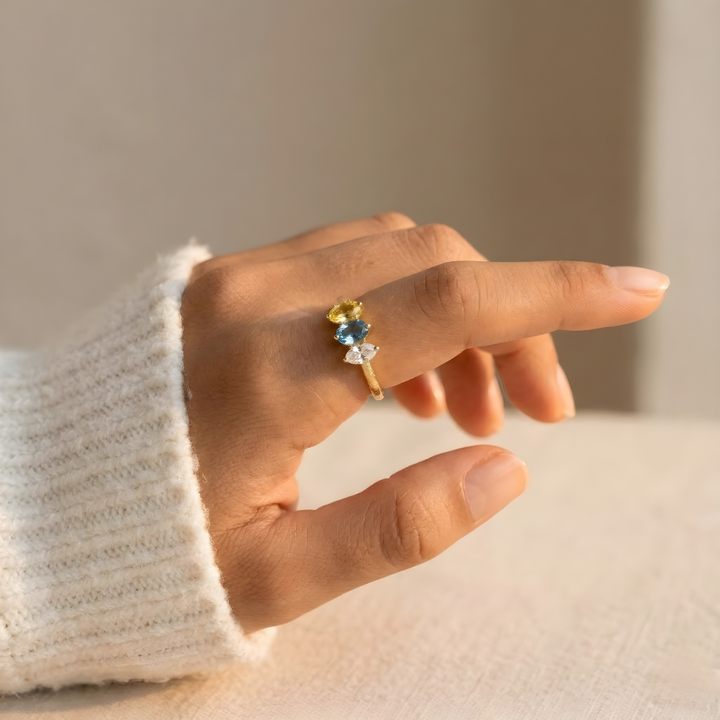 Anillo Piedras de Nacimiento- Madre & Hija