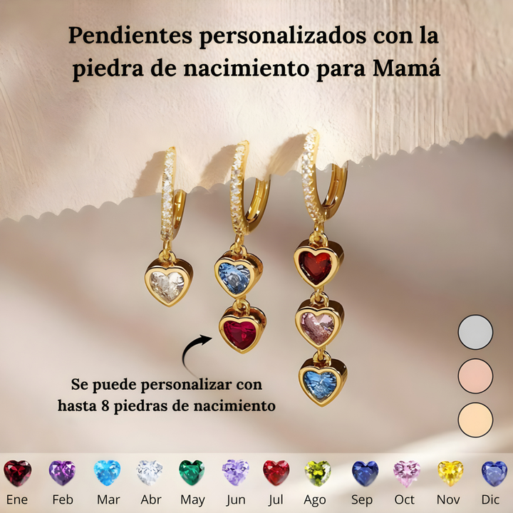 Pendientes Te Amo Mamá – Personalizados