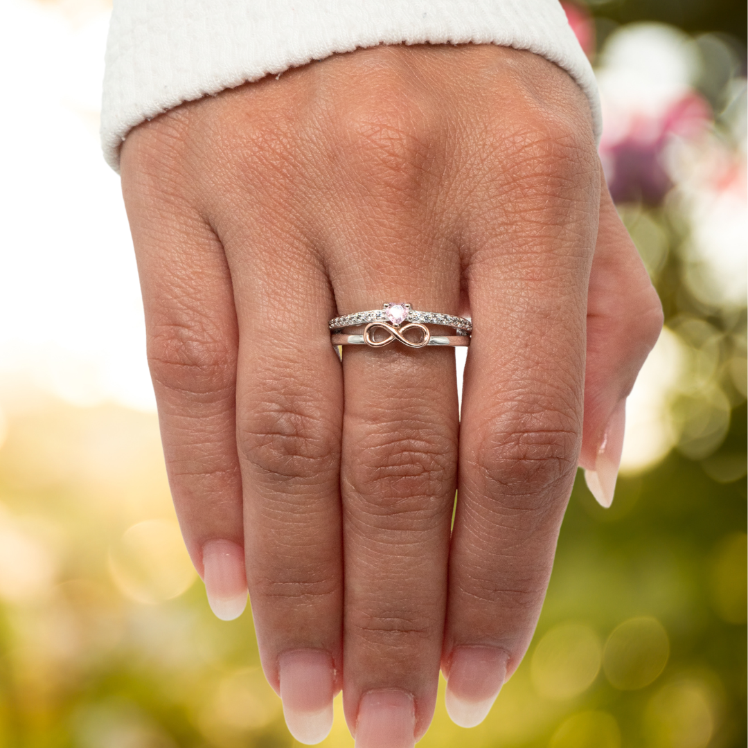 Anillo Promesa Anillos De Mejores Amigos Mujer Amor CorazÃ³n Mejor