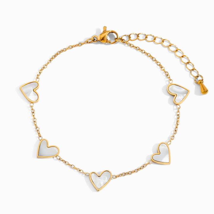 Pulsera Corazón de Nácar