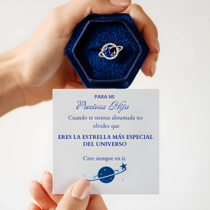 Anillo Universo Brillante - A mi Hija