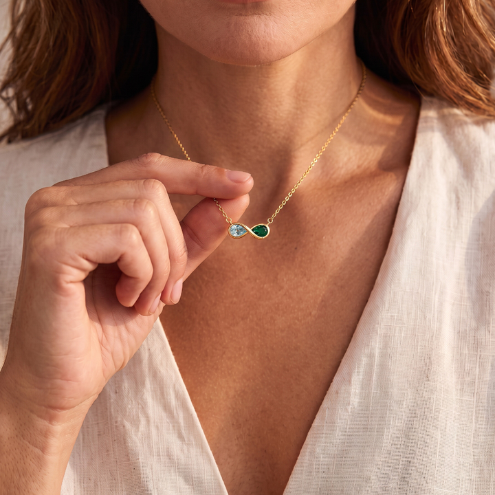 Collar Infinito – Piedras de Nacimiento