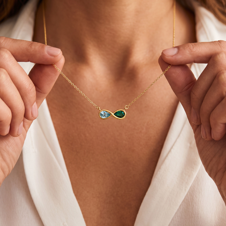 Collar Infinito – Piedras de Nacimiento