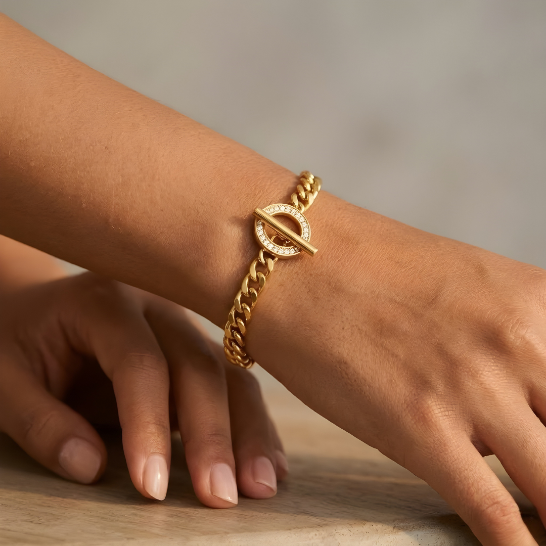 Pulsera Hebilla Dorada
