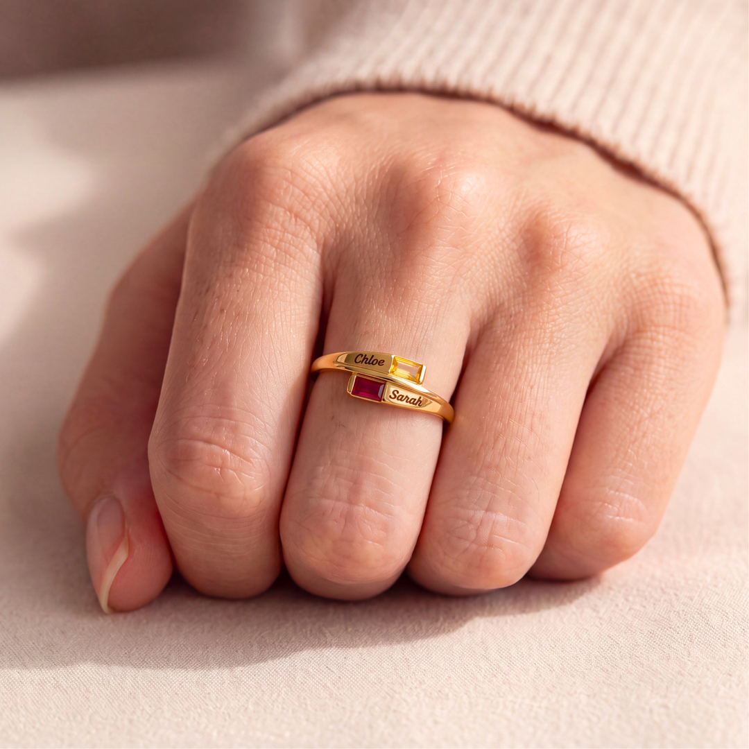 Anillo El Día que Llegaste – Personalizado