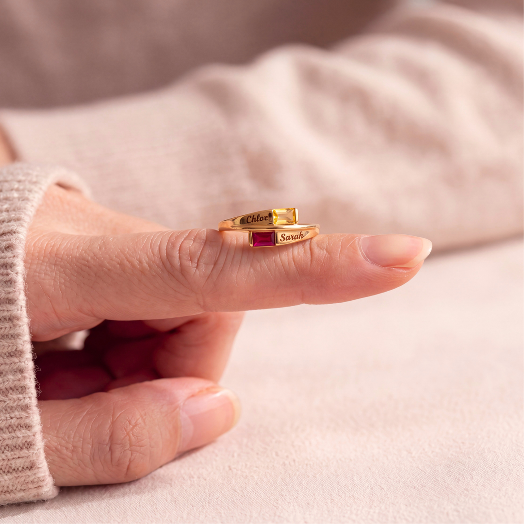 Anillo El Día que Llegaste – Personalizado