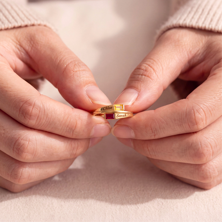 Anillo El Día que Llegaste – Personalizado
