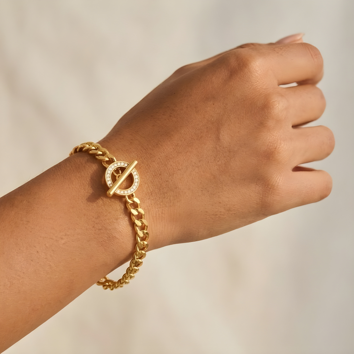 Pulsera Hebilla Dorada