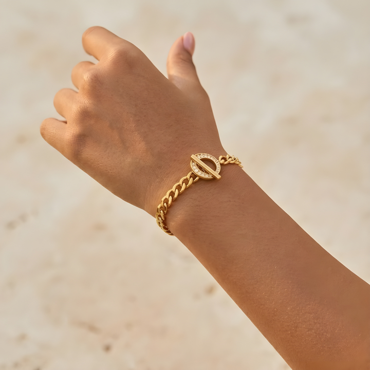 Pulsera Hebilla Dorada