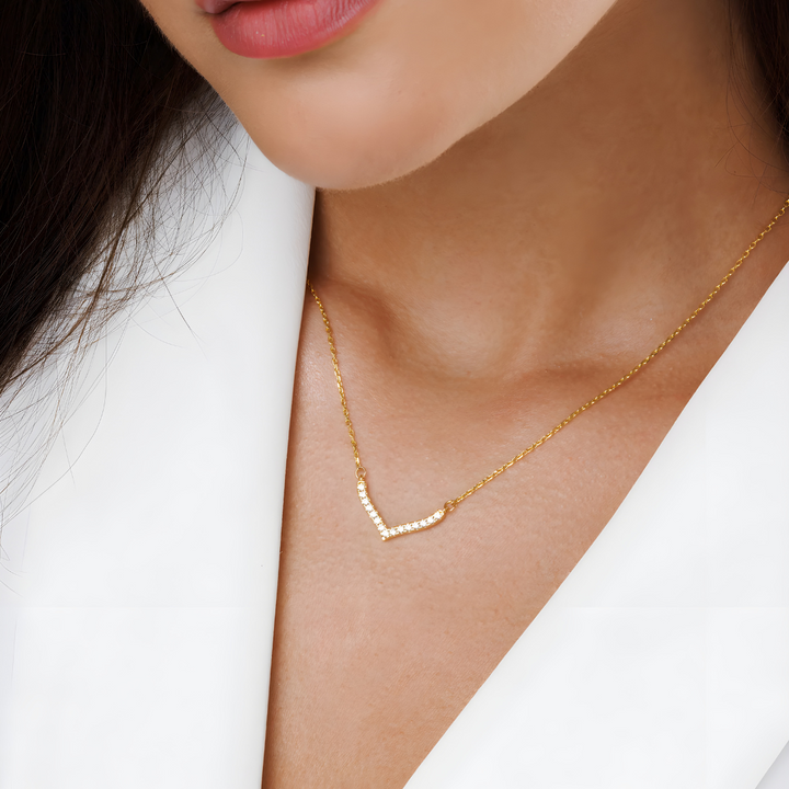 Collar V Diamond Shine