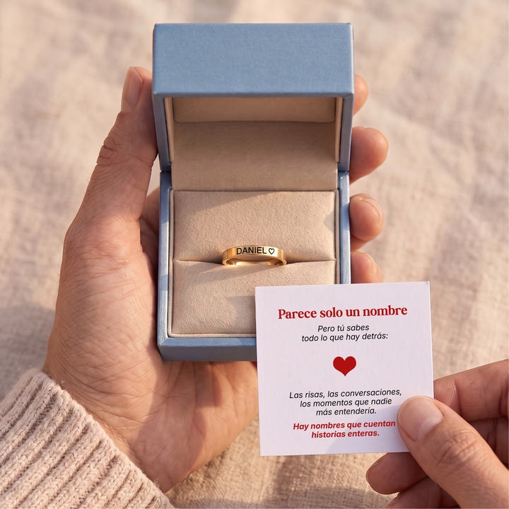 Anillo Mi Historia – Personalizado