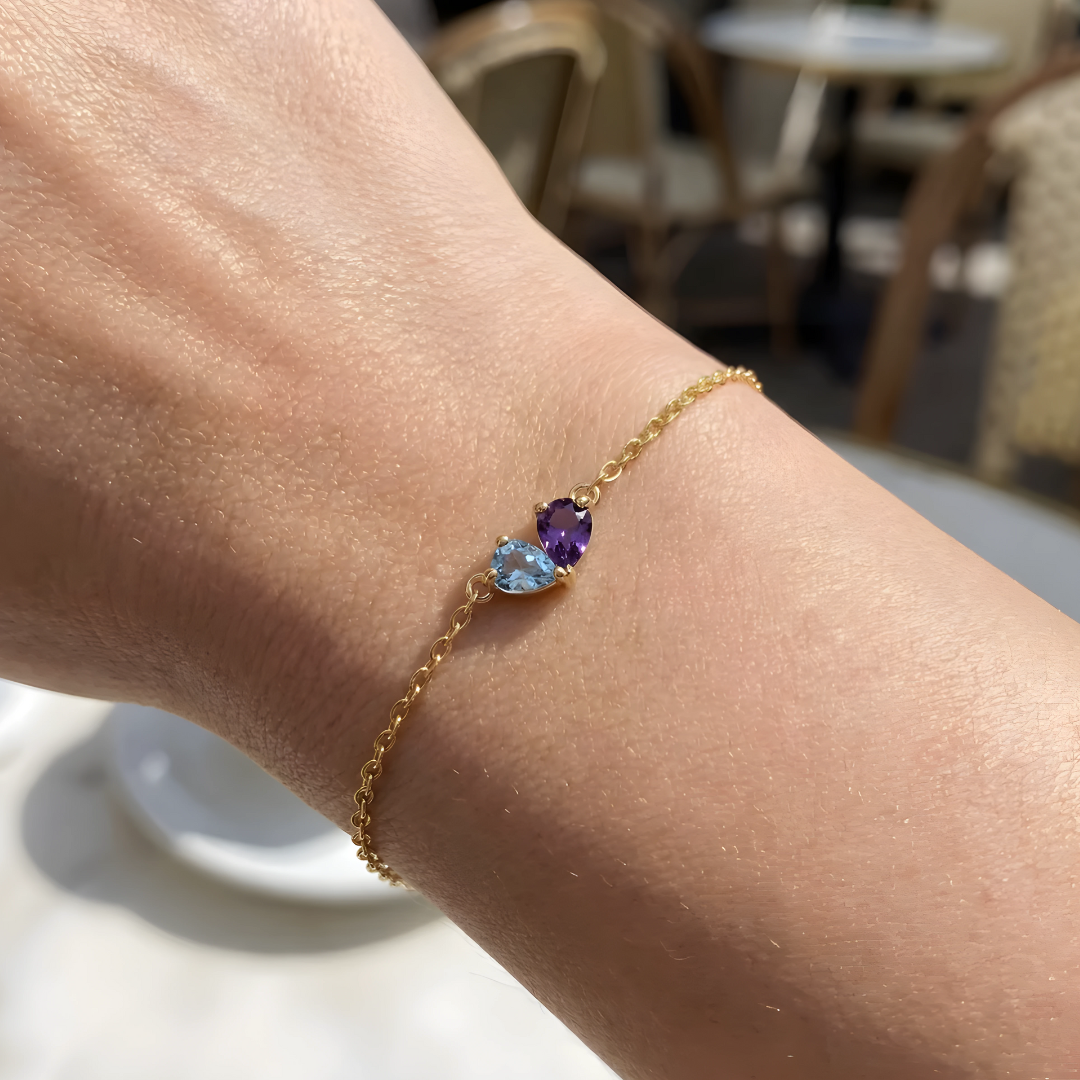 Pulsera Dos Corazones – Nuestro Vínculo