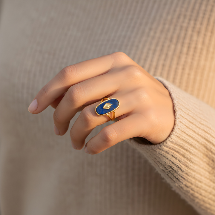 Anillo Amuleto – Lapislázuli