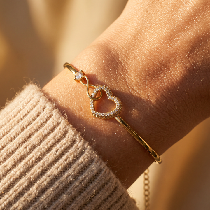 Pulsera Corazón Infinity