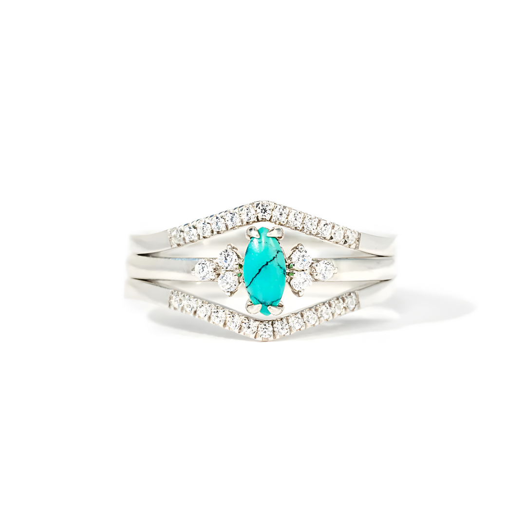 Set Doble Alma Turquesa