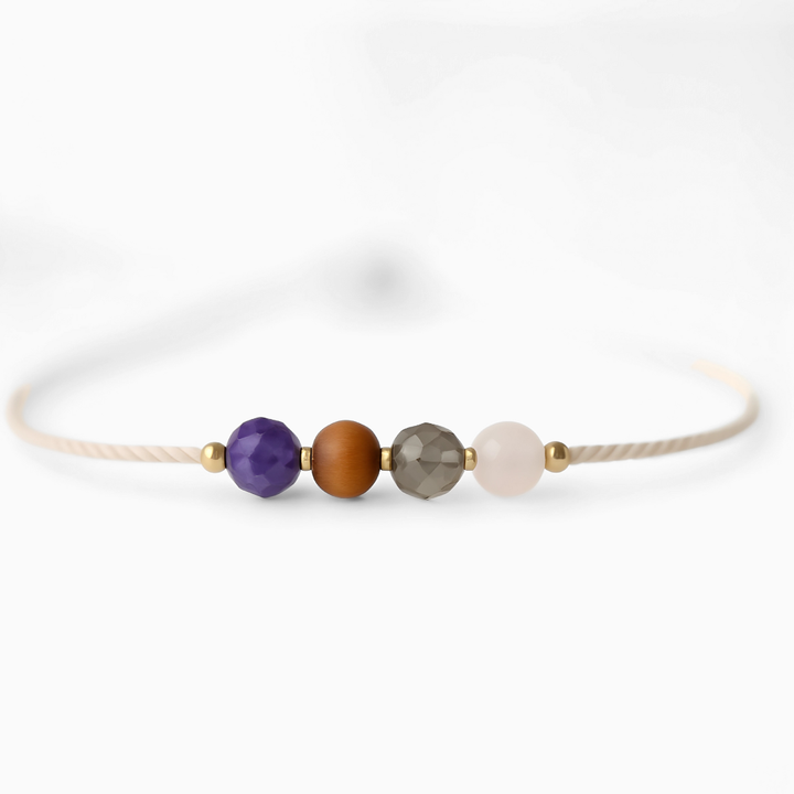 Pulsera Alivio de Ansiedad - Serenidad y Equilibrio con Piedras Naturales