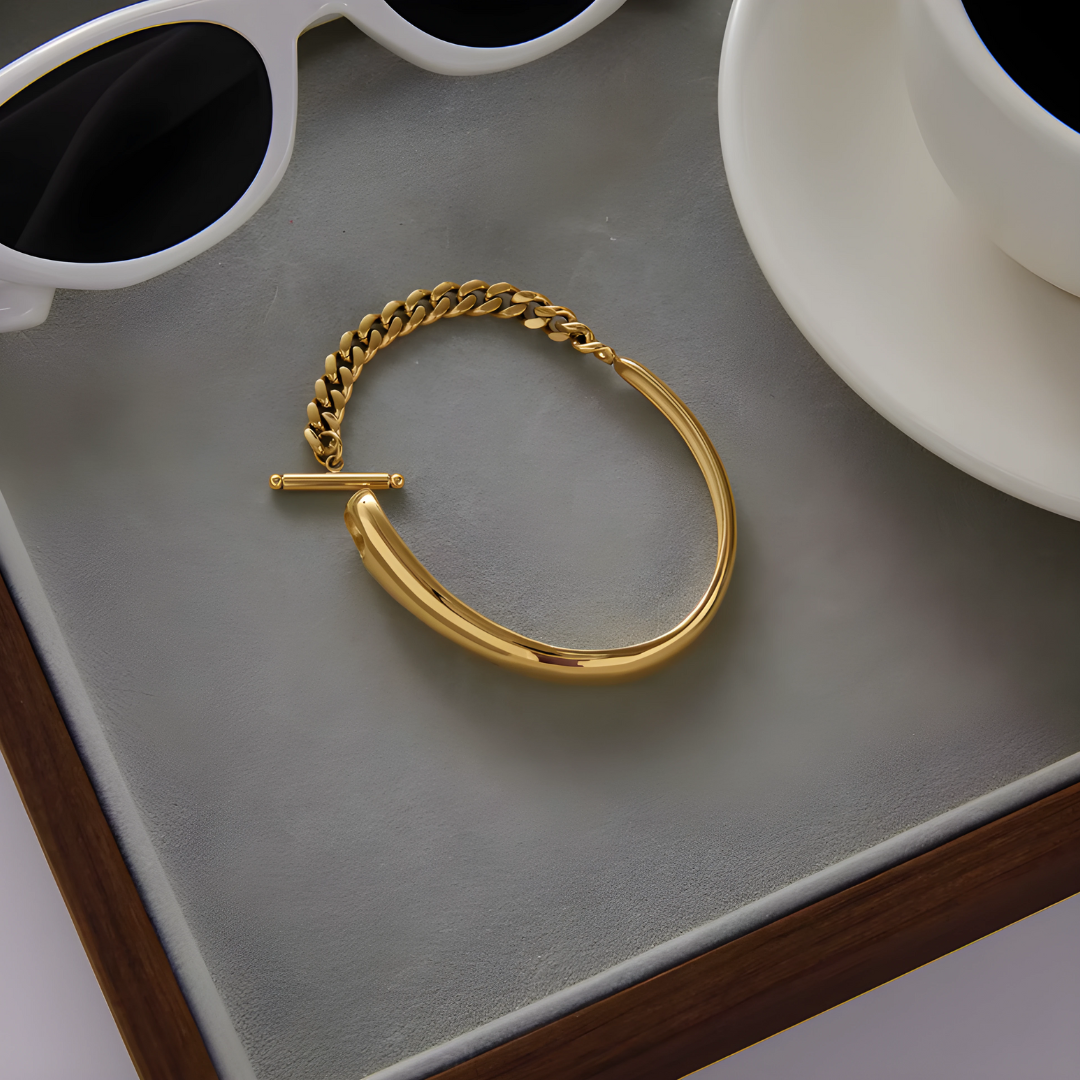 Pulsera Golden Asimétrica