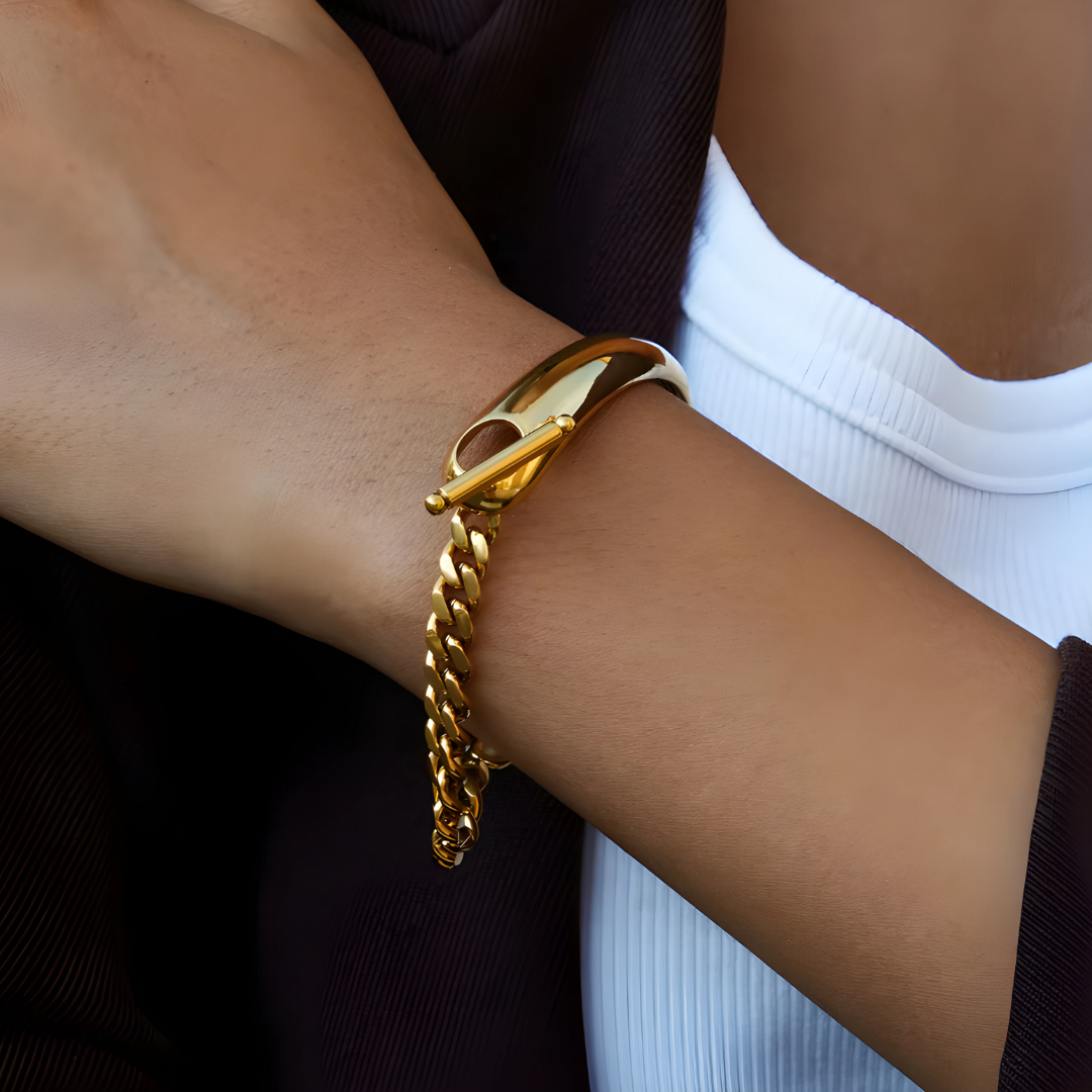 Pulsera Golden Asimétrica