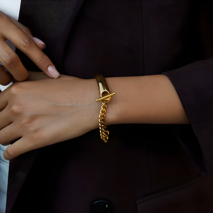 Pulsera Golden Asimétrica