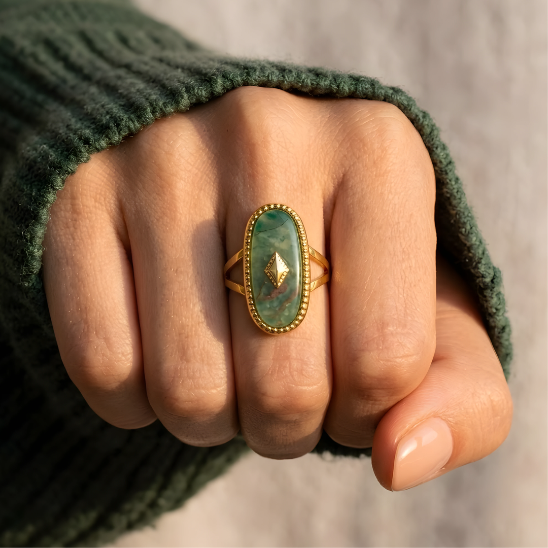 Anillo Amuleto Jade