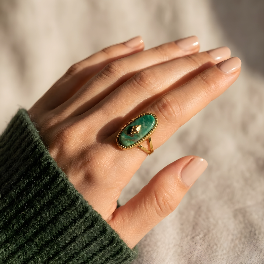Anillo Amuleto Jade