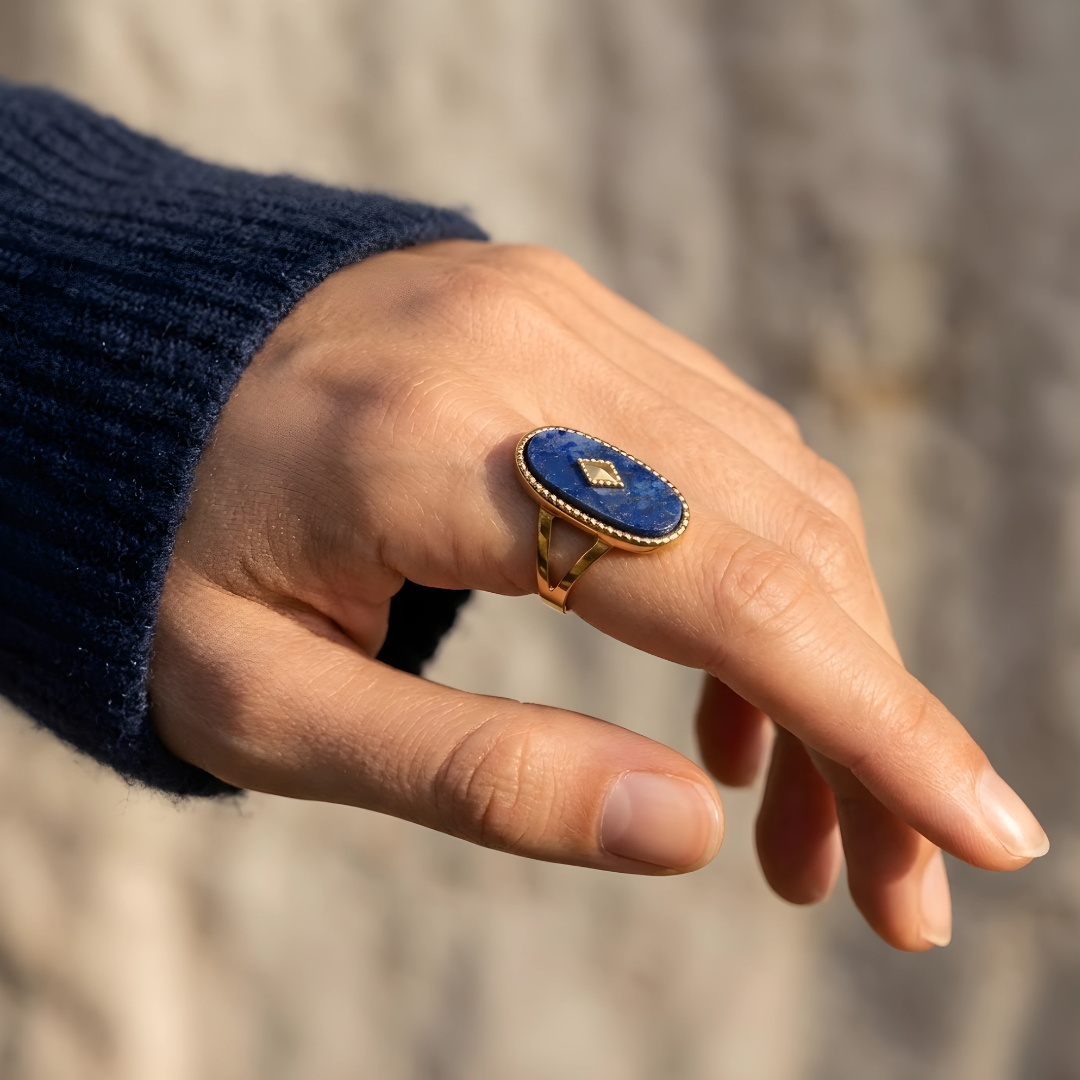 Anillo Amuleto – Lapislázuli