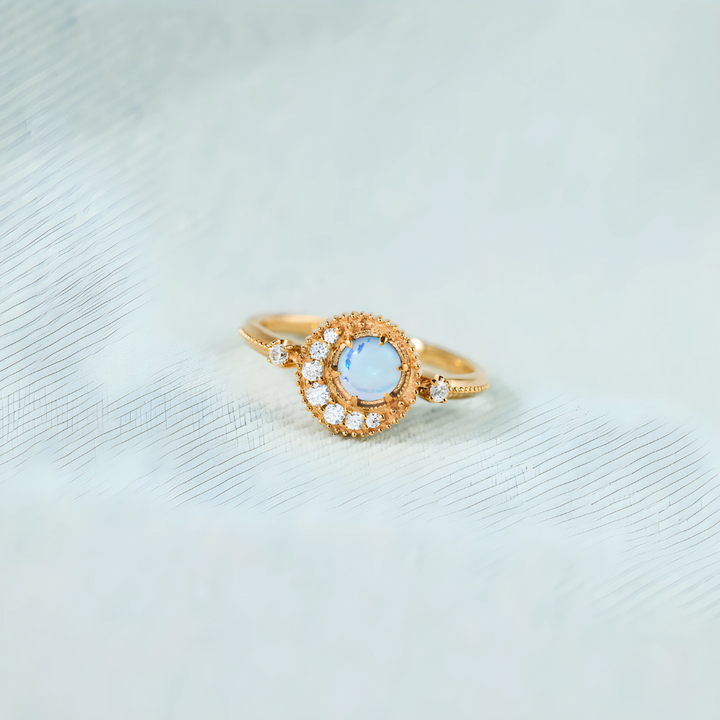 Anillo Piedra Lunar