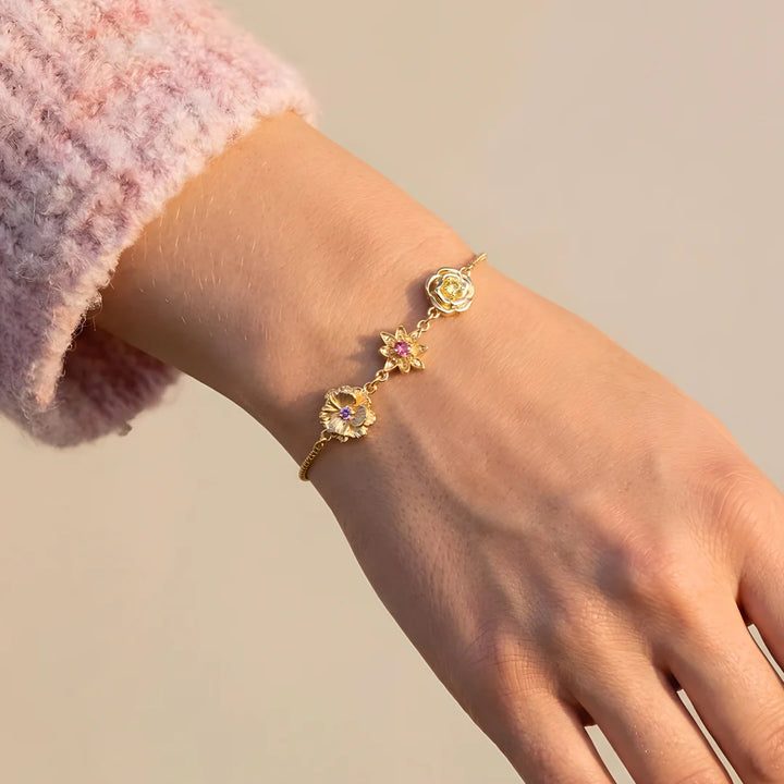 Pulsera Flores de Vida - Personalizable