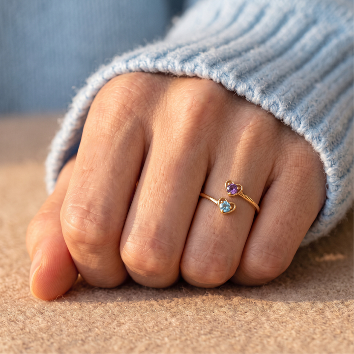 Anillo Dos Corazones – Personalizado