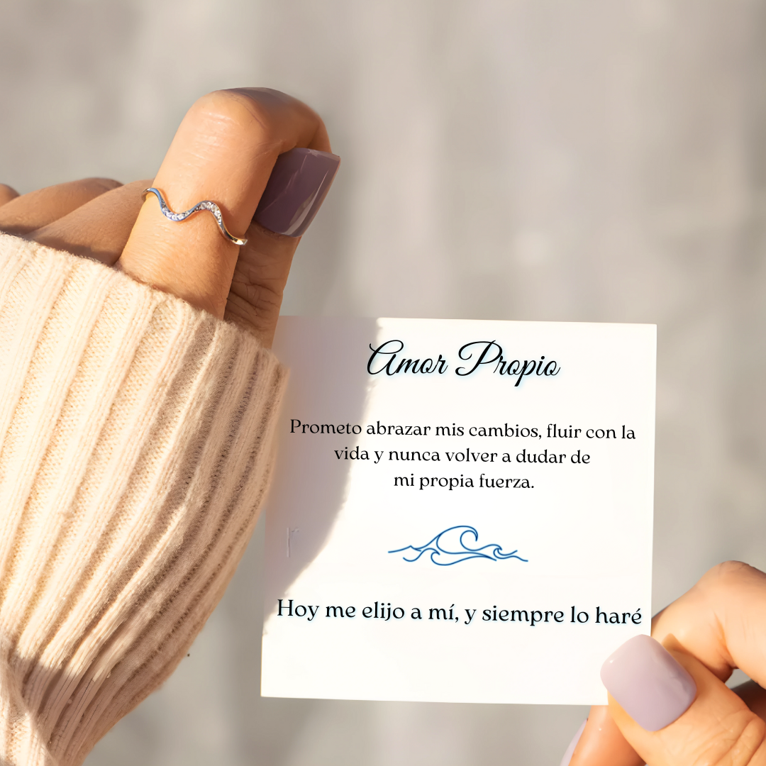 Anillo Ola de vida - Amor Propio