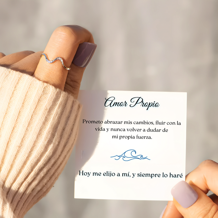 Anillo Ola de vida - Amor Propio