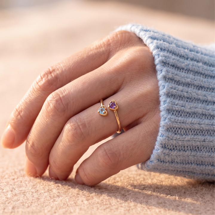 Anillo Dos Corazones – Personalizado