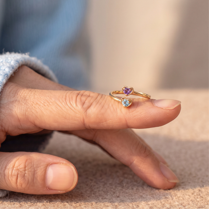Anillo Dos Corazones – Personalizado
