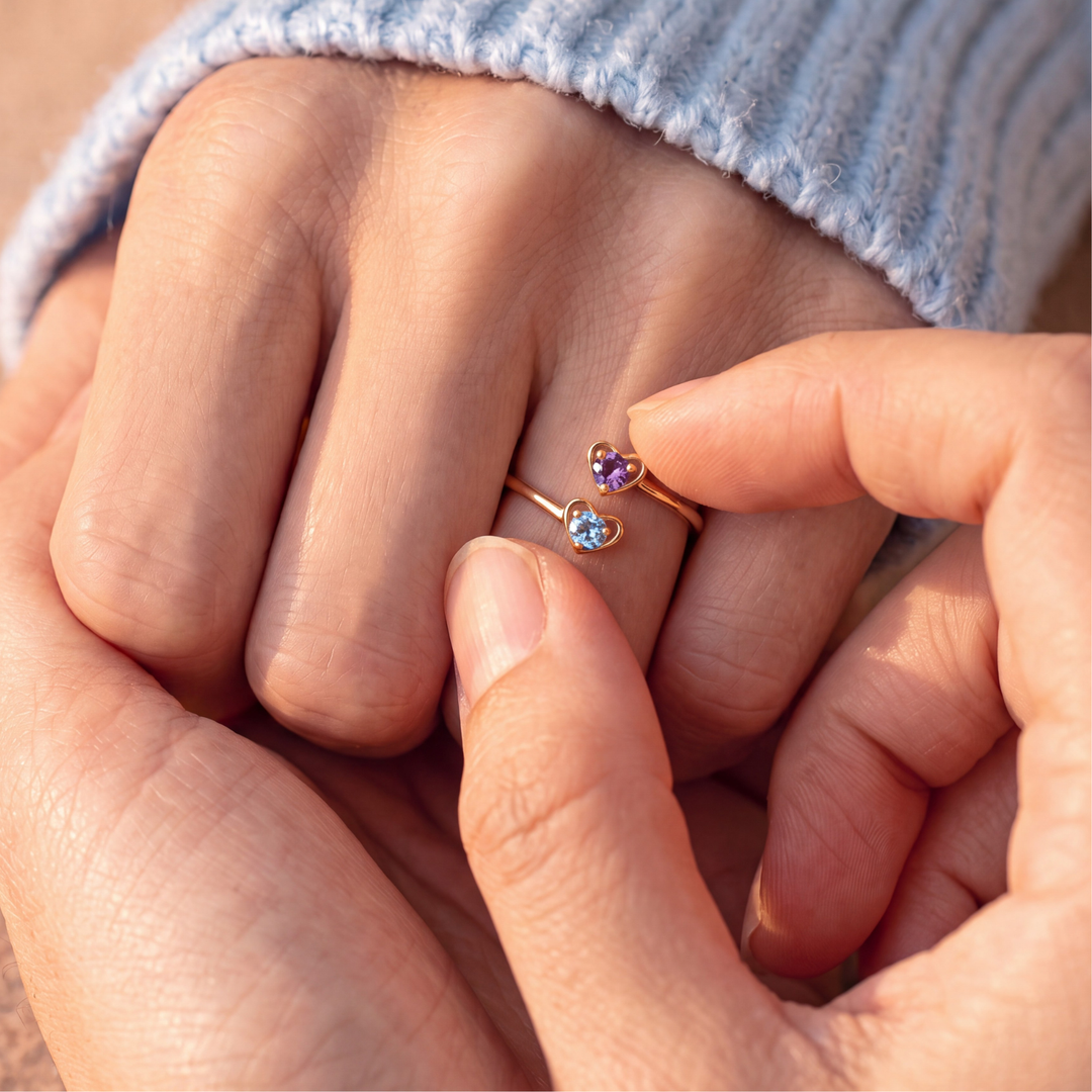 Anillo Dos Corazones – Personalizado