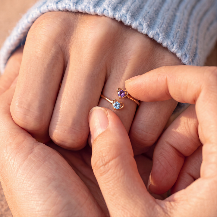 Anillo Dos Corazones – Personalizado