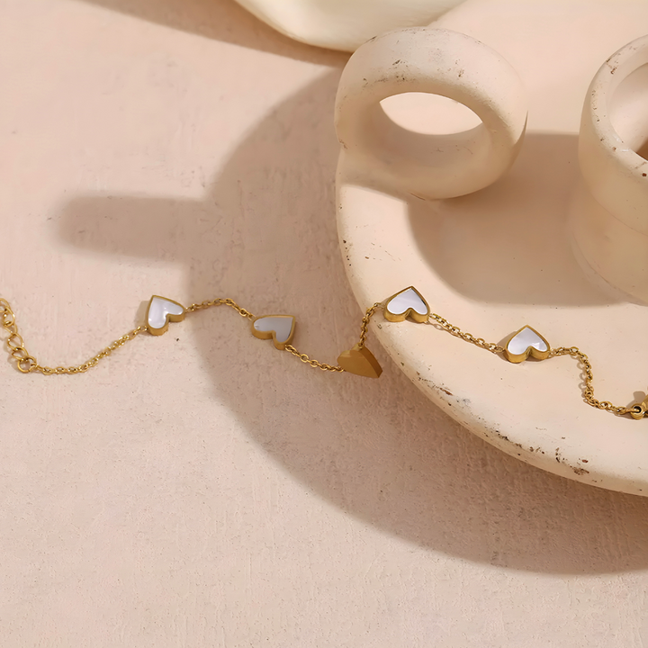 Pulsera Corazón de Nácar