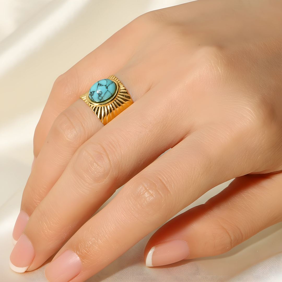 Anillo Amuleto- Turquesa
