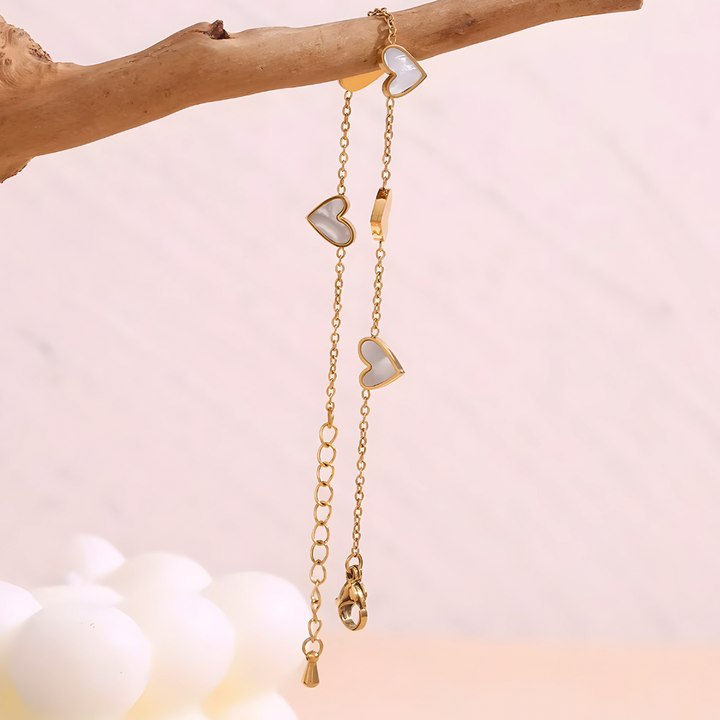 Pulsera Corazón de Nácar