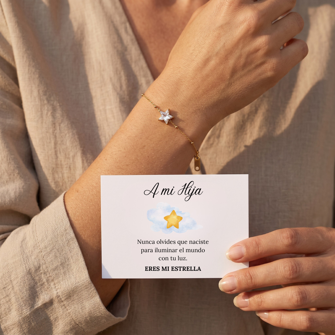 Pulsera Mi Estrella- A mi Hija