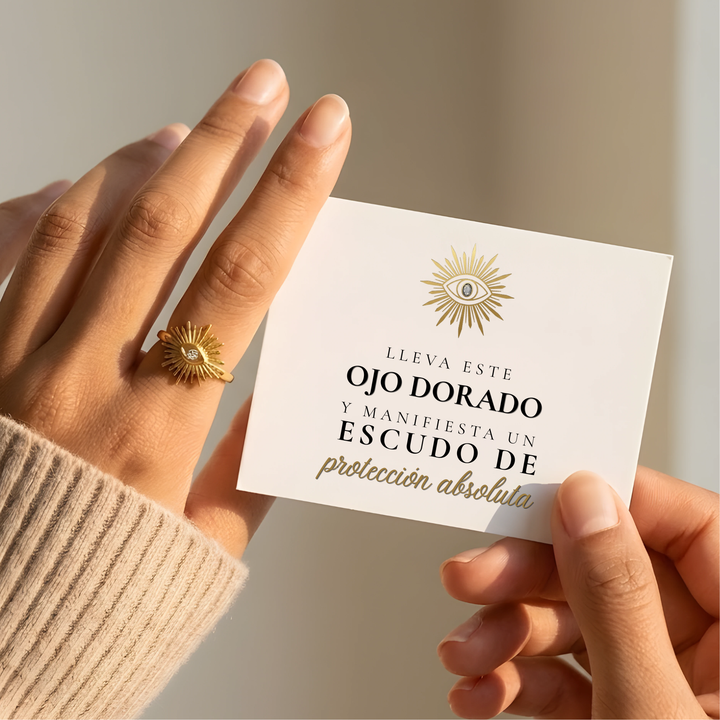 Anillo Ojo Dorado