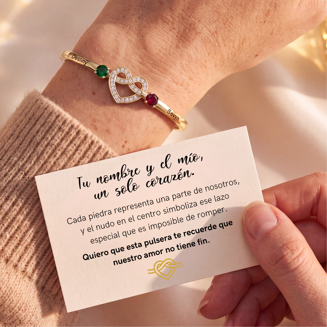 Pulsera Corazón Eterno - Personalizada