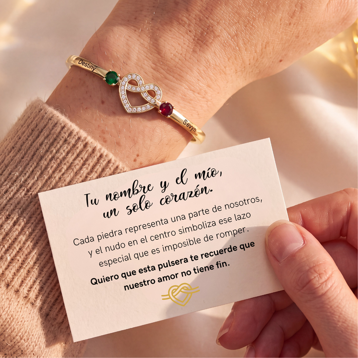 Pulsera Corazón Eterno - Personalizada