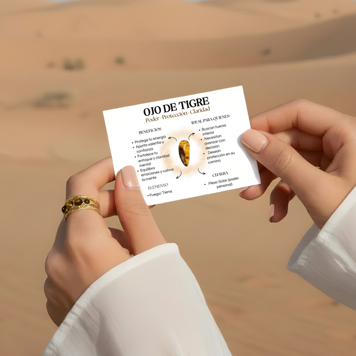 Anillo Amuleto- Ojo de Tigre