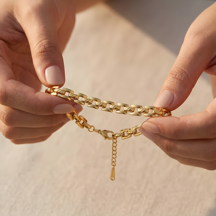 Pulsera Lazo Dorado- Madre & Hija