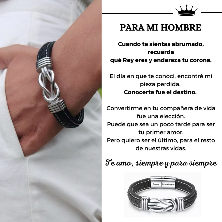 Pulsera Nudo Eterno - Para mi hombre