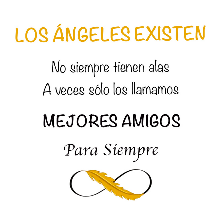 Anillo Pluma Eterna - Mejores Amigos