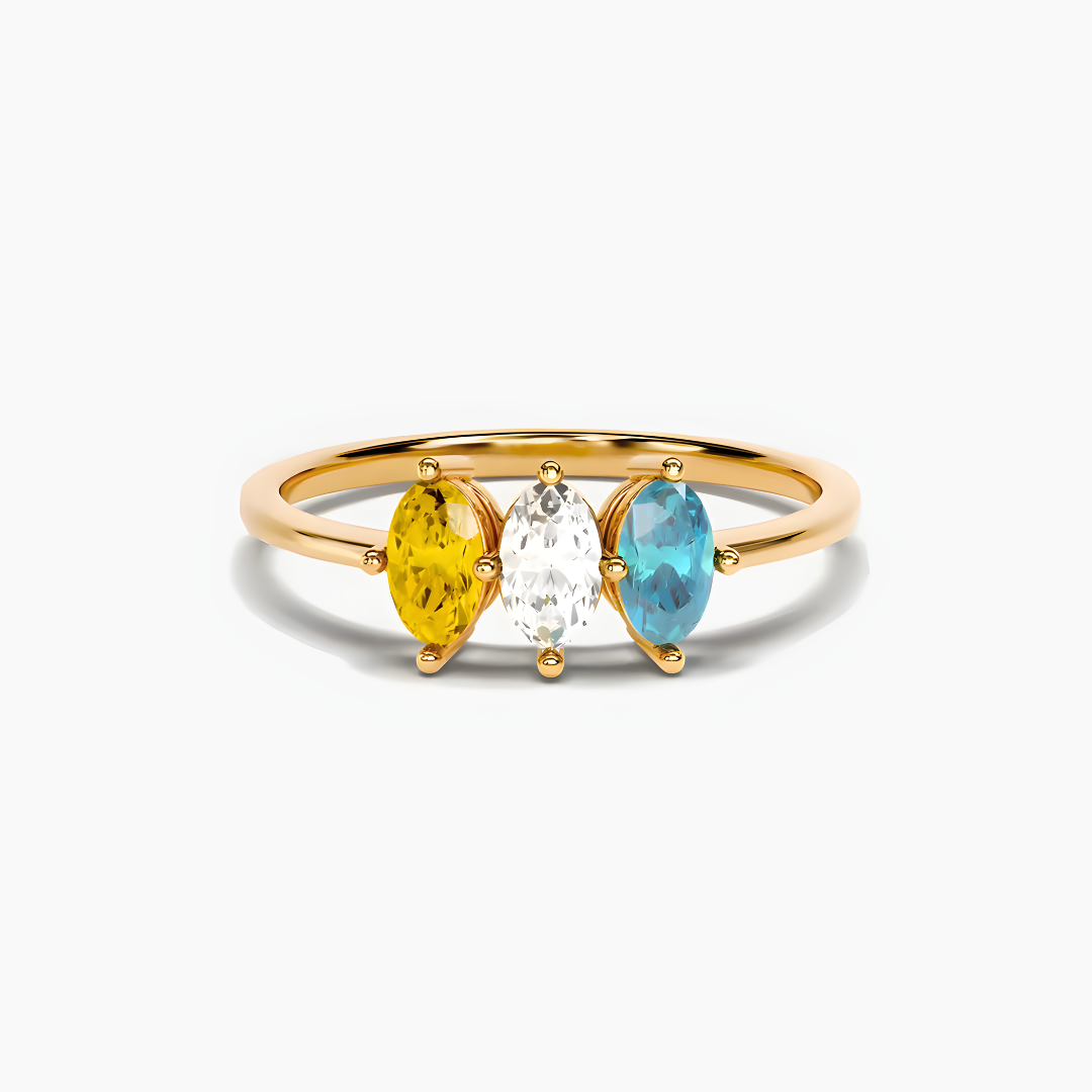 Anillo Piedras de Nacimiento- Madre & Hija