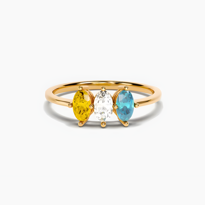 Anillo Piedras de Nacimiento- Madre & Hija