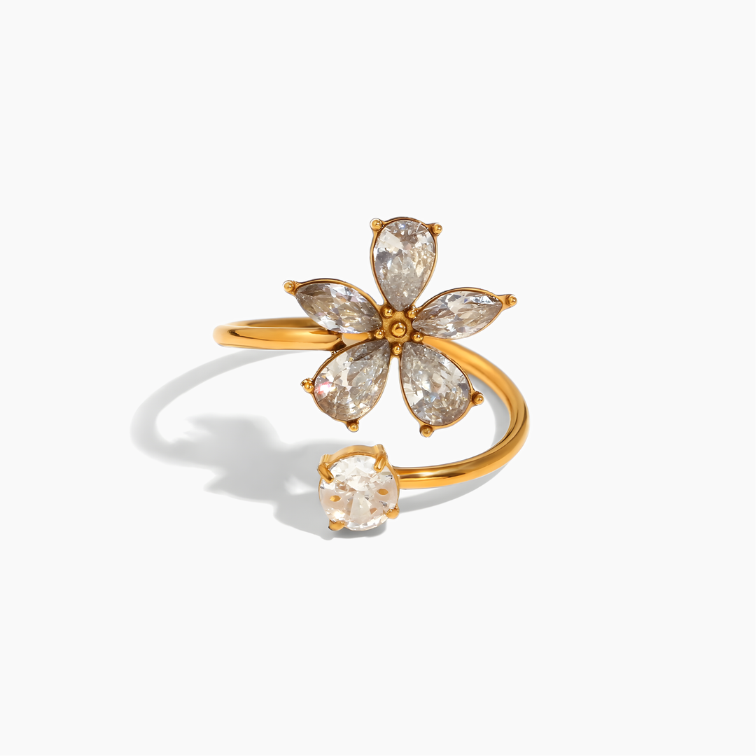 Anillo Flora Crystal